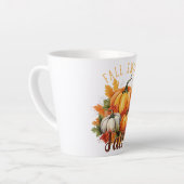 Tasse Latte Automne Sweet Automne - Automne Citrouille & Feuil (Angle gauche)