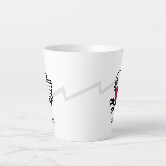 Tasse Latte Avant et après café Zombie à Frenzy Funny Robin (Devant)