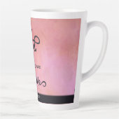 Tasse Latte Avec Dieu Toutes Les Choses Chrétienne Latte Café  (Droite)