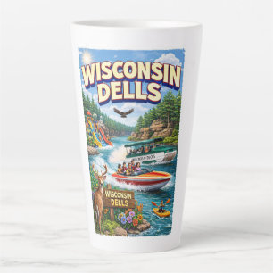 Tasse Latte Aventure à Wisconsin Dells – Parcs aquatiques et c