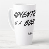 Tasse Latte Aventures d'un ver de livre (Angle gauche)