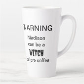 Tasse Latte Avertissement de sortie (Droite)