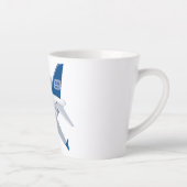 Tasse Latte Avion de dessin (Droite)