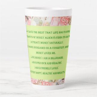 Tasse Latte Avoir la richesse intérieure pour apporter la rich