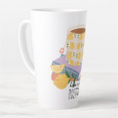 Tasse Latte Avoir Une Coupe De Positivitea Citation (Angle gauche)