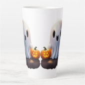 Tasse Latte Baby Ghost Déplaisant mignon caractère Halloween (Devant)