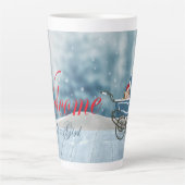 Tasse Latte Baby shower hiver (Devant)