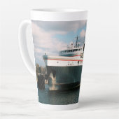 Tasse Latte Badigeonner 17 oz de latte (Angle gauche)