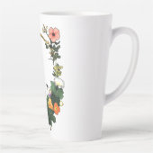 Tasse Latte Bague à fleurs (Droite)
