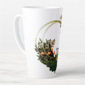 Tasse Latte Bague à fleurs (Angle gauche)