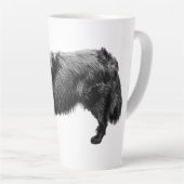 Tasse Latte Bague de récolte calme (Angle droit)
