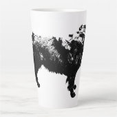 Tasse Latte Bague d'octobre (Devant)