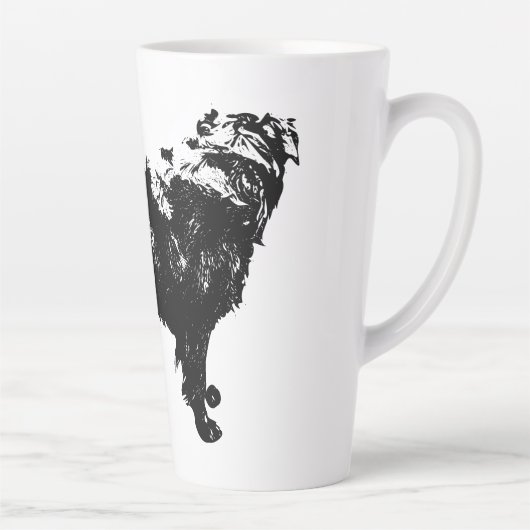 Tasse Latte Bague d'octobre (Droite)