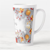 Tasse Latte Baies congelées Noël (couverture complète de l'ima (Droite)