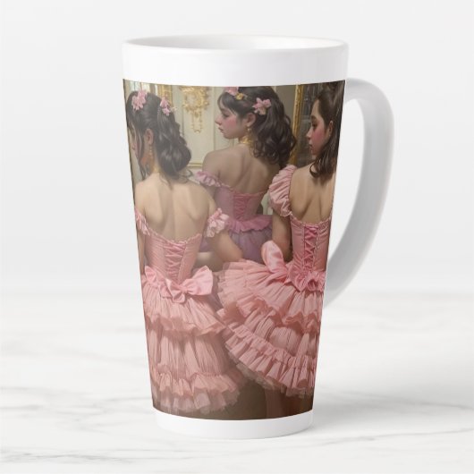Tasse Latte Bailarinas en una gran sala de estilo rocóco (Angle droit)