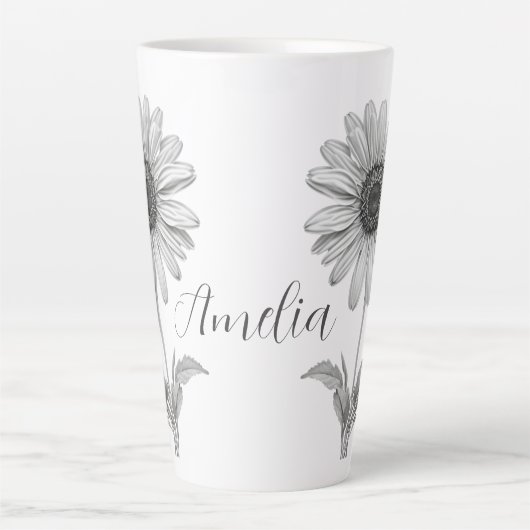 Tasse Latte Baise minimaliste (Devant)