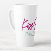 Tasse Latte 'baise-moi, je suis irlandaise' T-Shirt (Angle gauche)