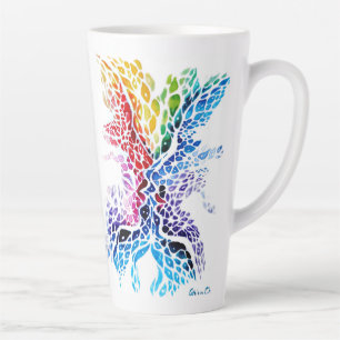 Tasse Latte Baiser coloré