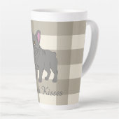 Tasse Latte Baisers Français (Angle droit)