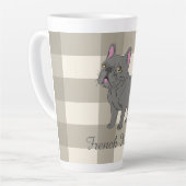 Tasse Latte Baisers Français (Angle gauche)