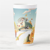 Tasse Latte Balade en Citrouille lunaire (Devant)