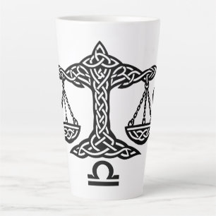 Tasse Latte    Balance celtique de la Balance par BurnsInHell