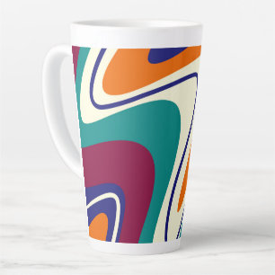 Tasse Latte Balances rétro - Style les années 70 classique