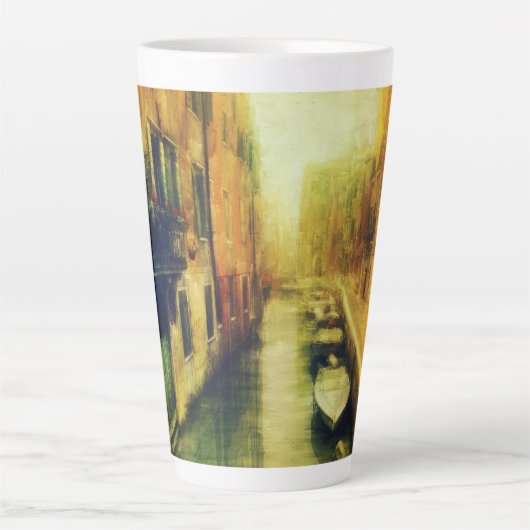 Tasse Latte Balcon du Canal de Venise (Devant)