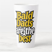 Tasse Latte bald dads are the best (Devant)