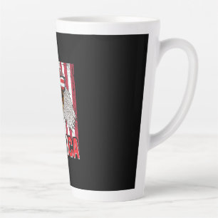 Tasse Latte Bald Eagle Merica 4 juillet