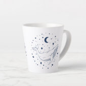 Tasse Latte Baleine céleste (Angle droit)