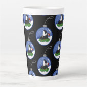 Tasse Latte Baleine tueuse Orca Christmas (Devant)
