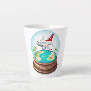 Tasse Latte Balle de cristal d'été