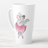 Tasse Latte "Ballet hippo" (Angle gauche)
