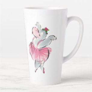 Tasse Latte "Ballet hippo"