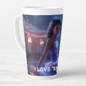 TASSE LATTE BALLET - J'AIME LE BALLET (Angle gauche)
