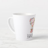 Tasse Latte Ballons à air chaud mignon avec aquarelle à ours (Angle gauche)