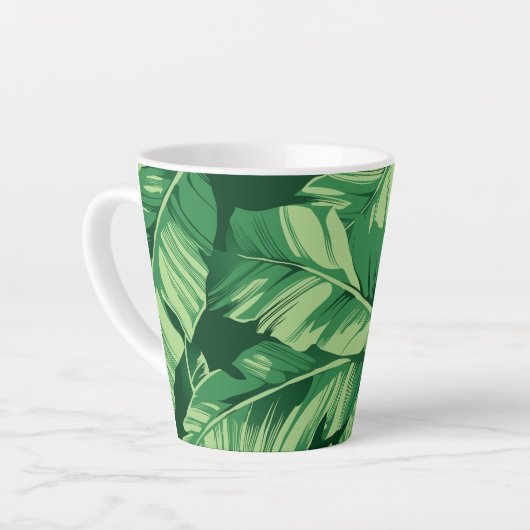 Tasse Latte Banane Feuille 2 (Angle gauche)