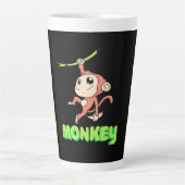 Tasse Latte Banane singe (Devant)