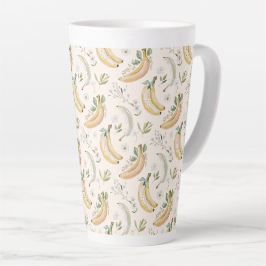 Tasse Latte Bananes pour Cerises (Angle droit)