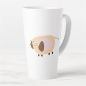 Tasse Latte bande dessinée (Angle droit)
