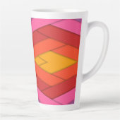 Tasse Latte Bandes colorées (Droite)