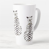 Tasse Latte bandes de tigre (Angle droit)