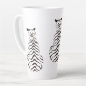 Tasse Latte bandes de tigre (Angle gauche)