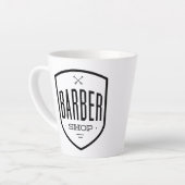 Tasse Latte Barber Shop | Barre (Angle gauche)