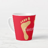 Tasse Latte Barefoot Beach Bum Thunder_Cove (Angle gauche)