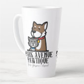 Tasse Latte BARK AVENUE PAWTIQUE - logo 3 (Angle gauche)