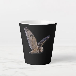 Tasse Latte Barn Owl Spirit Nature Animale Et Amour Extérieur