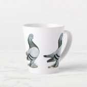 Tasse Latte Barre Bleue Berliner Tumbler Pigeon (Angle droit)