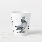 Tasse Latte Barre Bleue Berliner Tumbler Pigeon (Devant)
